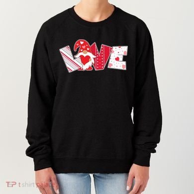 Cute Valentine's Day Love Gnome Women's Sweatshirt
