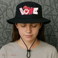 Cute Valentine's Day Love Gnome Bucket Hat thumb 3