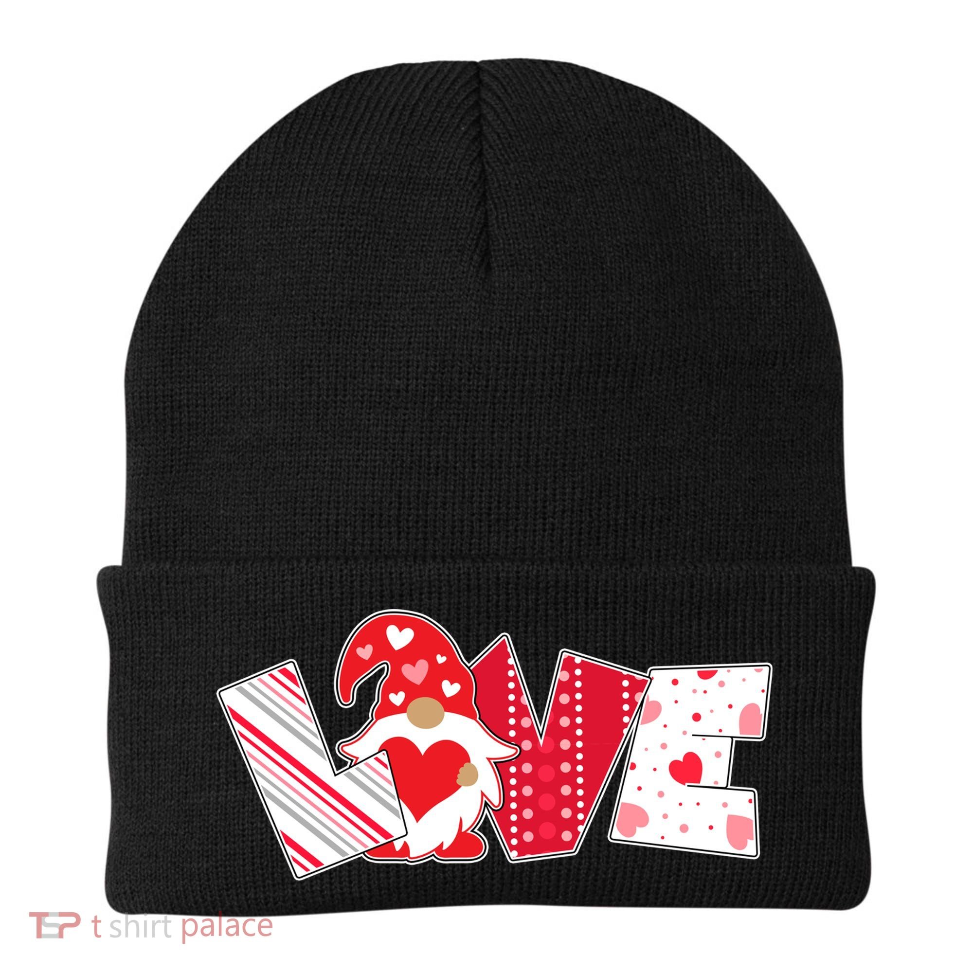 Cute Valentine's Day Love Gnome Beanie