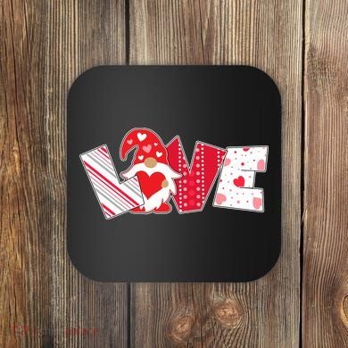 Cute Valentine's Day Love Gnome Coaster