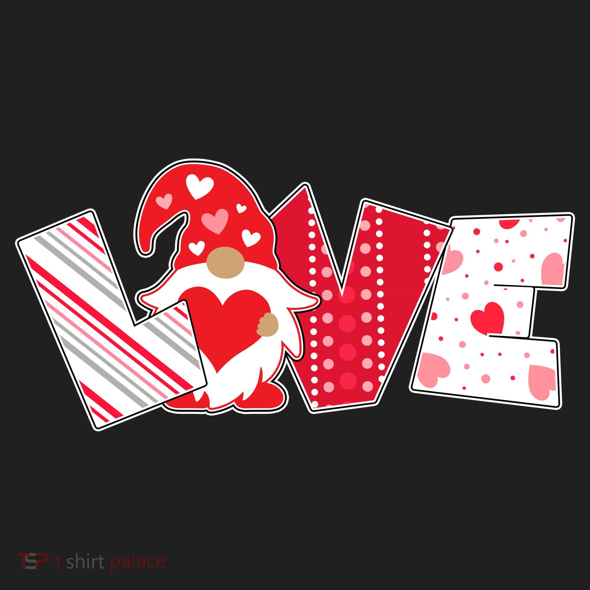 Cute Valentine's Day Love Gnome Hat
