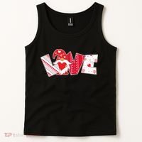 Cute Valentine's Day Love Gnome Tank Top thumb 2