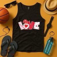Cute Valentine's Day Love Gnome Tank Top thumb 4