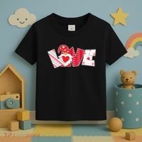 Cute Valentine's Day Love Gnome Toddler T-Shirt thumb 3