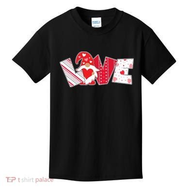 Cute Valentine's Day Love Gnome Kids T-Shirt