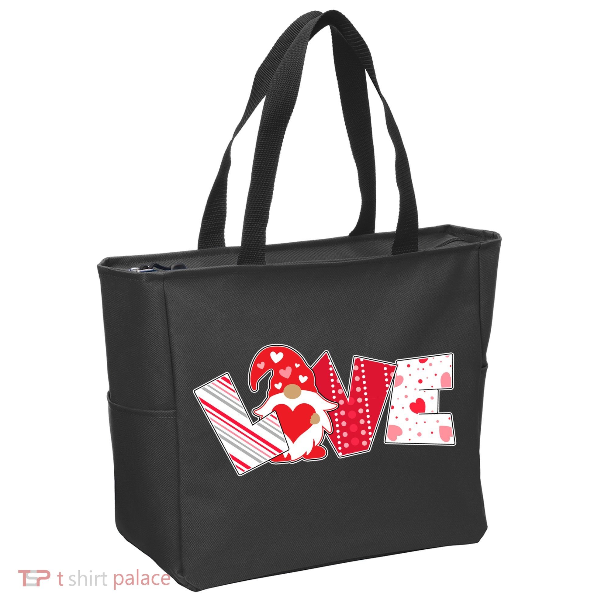 Cute Valentine's Day Love Gnome Tote Bag