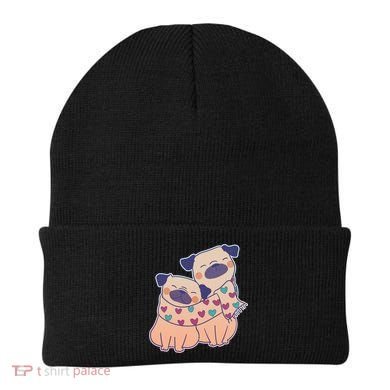 Cute Valentine's Day Puppies Beanie