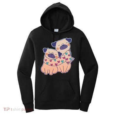 Cute Valentine's Day Puppies Women's Hoodie