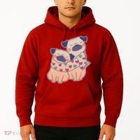 Cute Valentine's Day Puppies Hoodie thumb 2