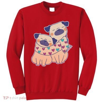 Cute Valentine's Day Puppies Sweatshirt