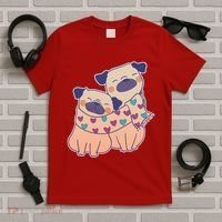 Cute Valentine's Day Puppies T-Shirt thumb 5