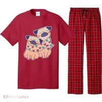Cute Valentine's Day Puppies Pajama Set thumb 0