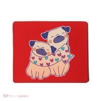 Cute Valentine's Day Puppies Mousepad thumb 0