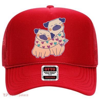 Cute Valentine's Day Puppies Hat