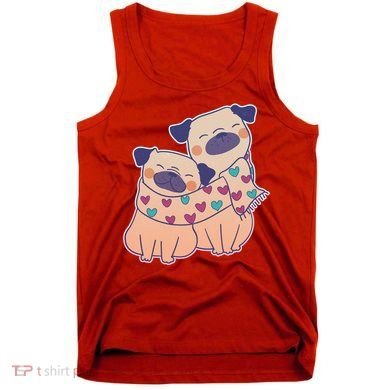 Cute Valentine's Day Puppies Tank Top
