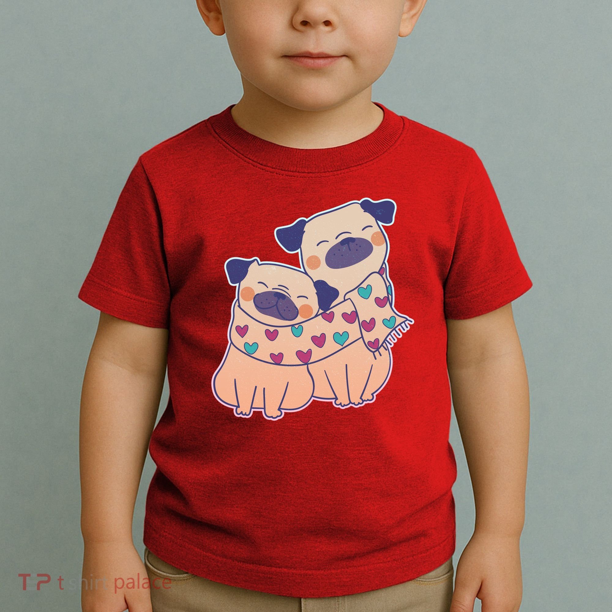 Cute Valentine's Day Puppies Toddler T-Shirt