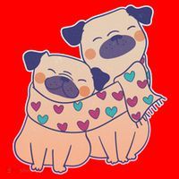 Cute Valentine's Day Puppies Women's T-Shirt thumb 6