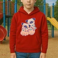 Cute Valentine's Day Puppies Kids Hoodie thumb 2