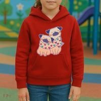 Cute Valentine's Day Puppies Kids Hoodie thumb 3