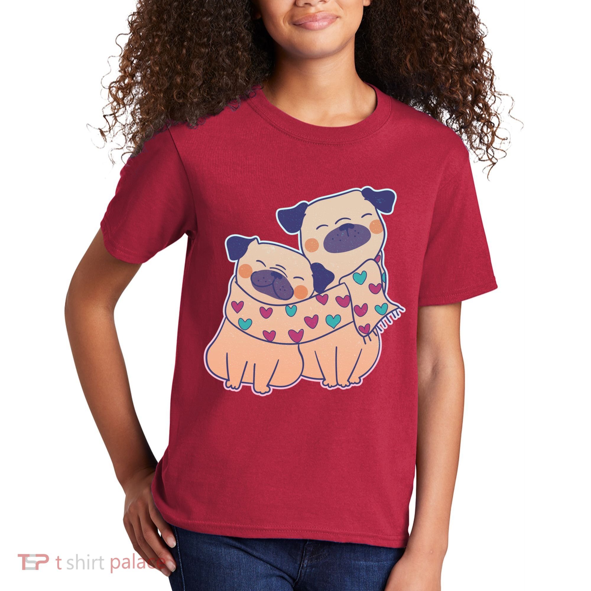 Cute Valentine's Day Puppies Kids T-Shirt
