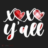 Cute Valentine's Day XOXO Y'all  Women's Sweatshirt thumb 2