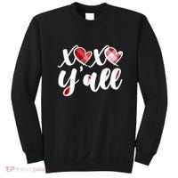 Cute Valentine's Day XOXO Y'all  Sweatshirt thumb 0