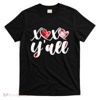 Cute Valentine's Day XOXO Y'all  T-Shirt thumb 0