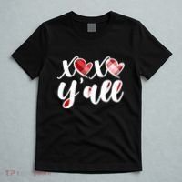 Cute Valentine's Day XOXO Y'all  T-Shirt thumb 5