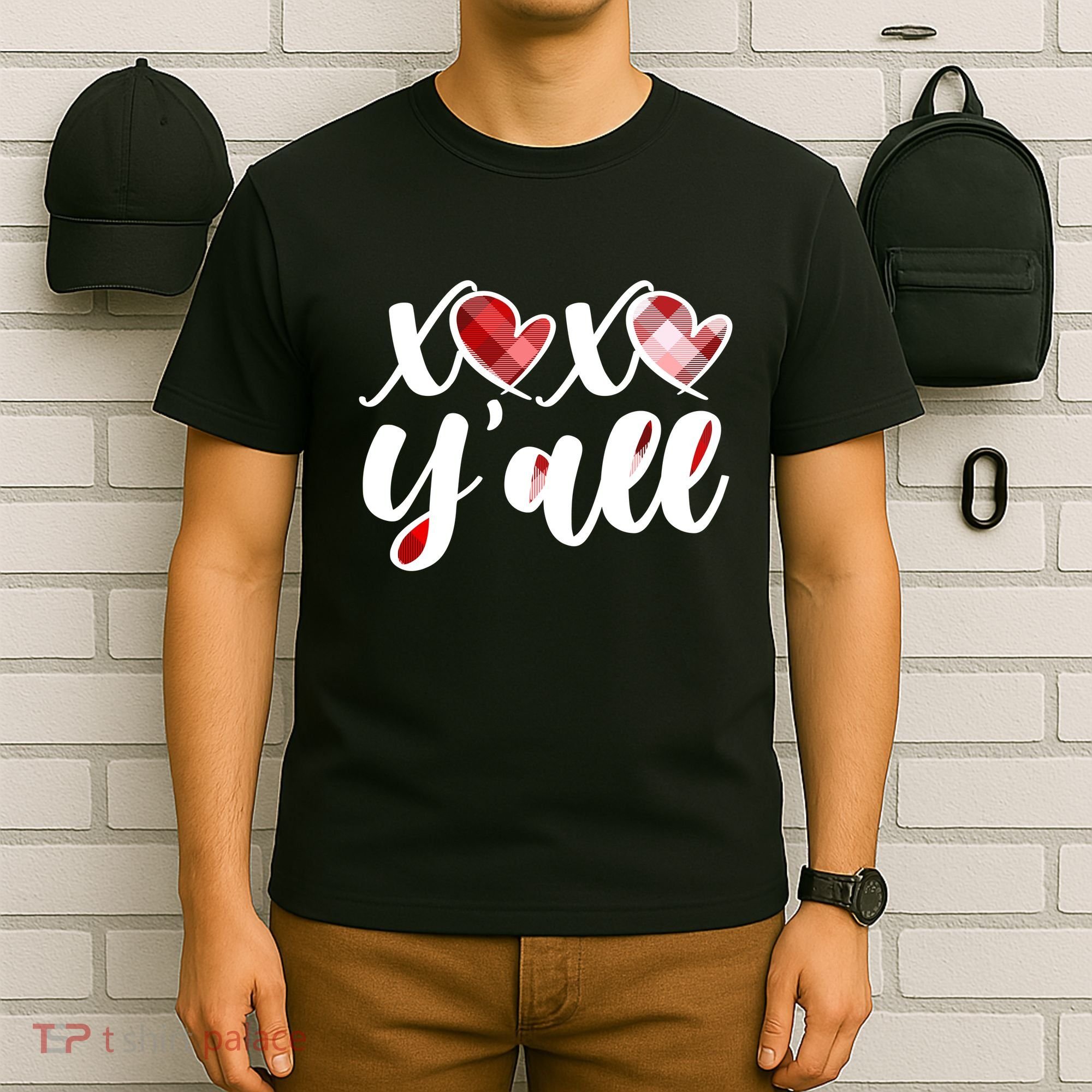 Cute Valentine's Day XOXO Y'all  T-Shirt