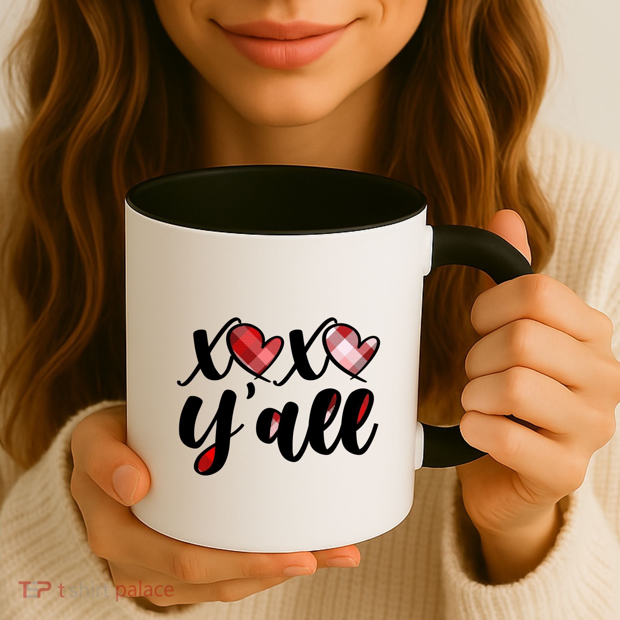 Cute Valentine's Day XOXO Y'all  Coffee Mug