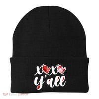 Cute Valentine's Day XOXO Y'all  Beanie thumb 0
