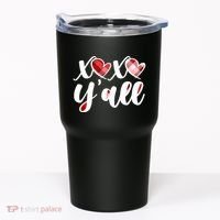 Cute Valentine's Day XOXO Y'all  Tumbler thumb 0