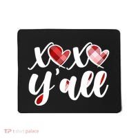Cute Valentine's Day XOXO Y'all  Mousepad thumb 0