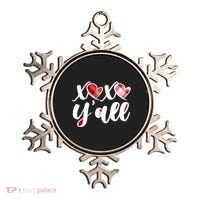 Cute Valentine's Day XOXO Y'all  Ornament thumb 0