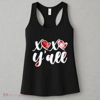 Cute Valentine's Day XOXO Y'all  Women's Tank Top thumb 3