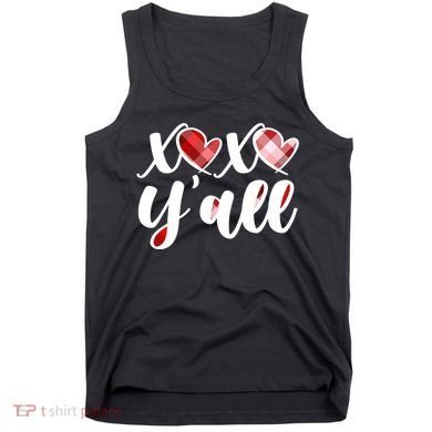 Cute Valentine's Day XOXO Y'all  Tank Top