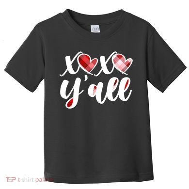 Cute Valentine's Day XOXO Y'all  Toddler T-Shirt