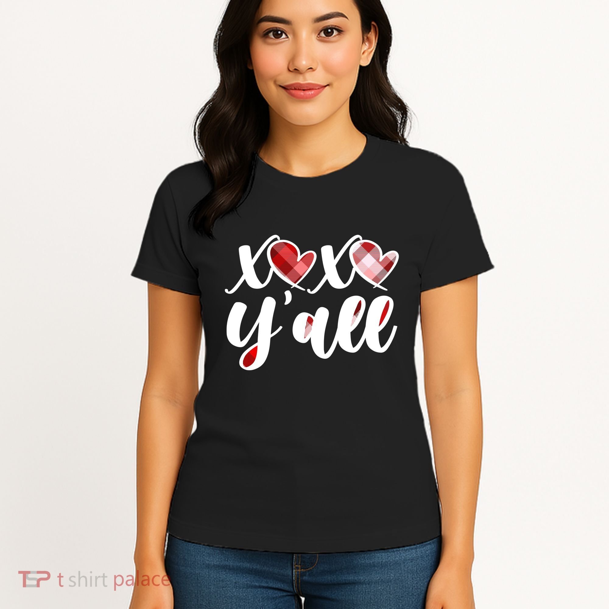 Cute Valentine's Day XOXO Y'all  Women's T-Shirt