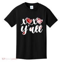 Cute Valentine's Day XOXO Y'all  Kids T-Shirt thumb 0
