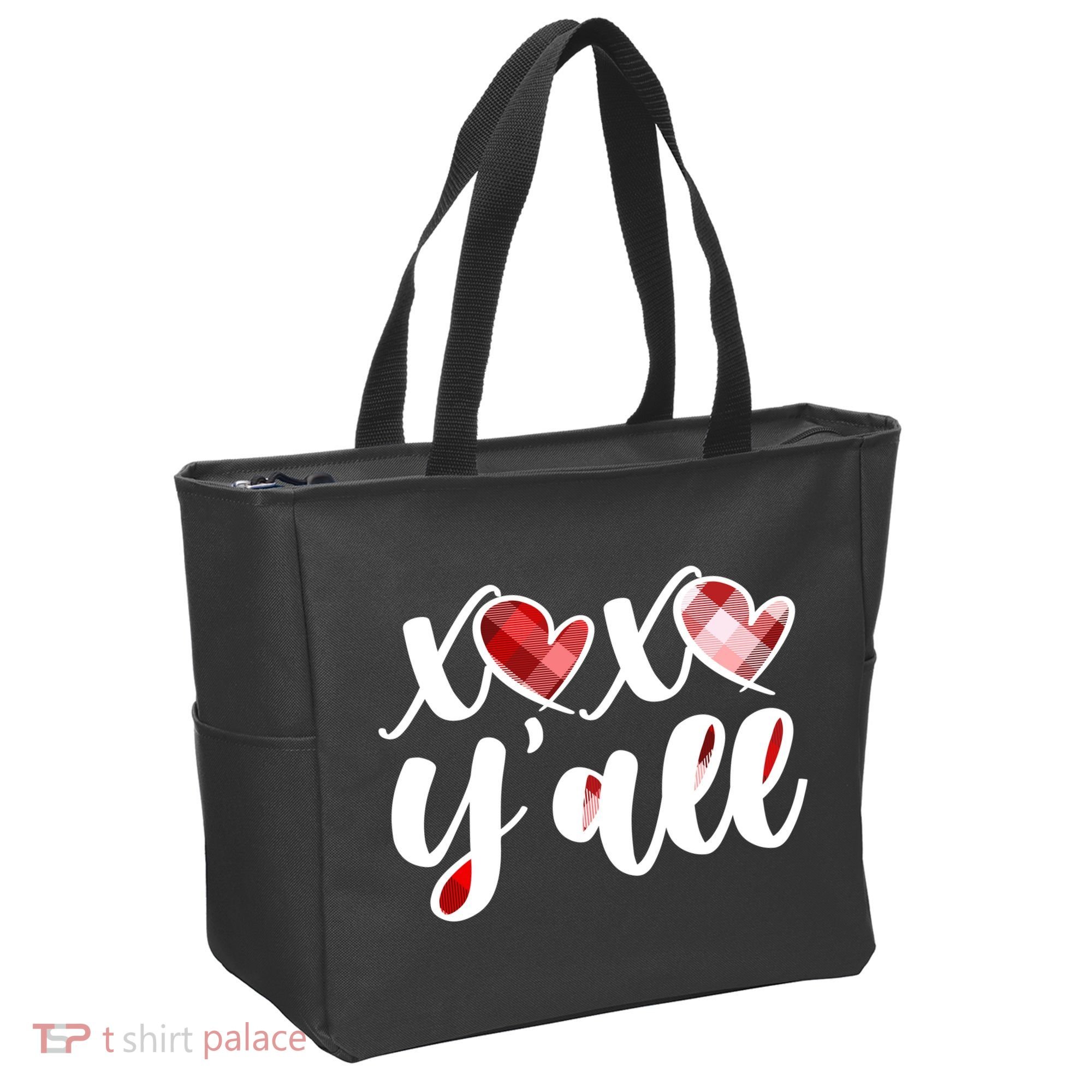 Cute Valentine's Day XOXO Y'all  Tote Bag