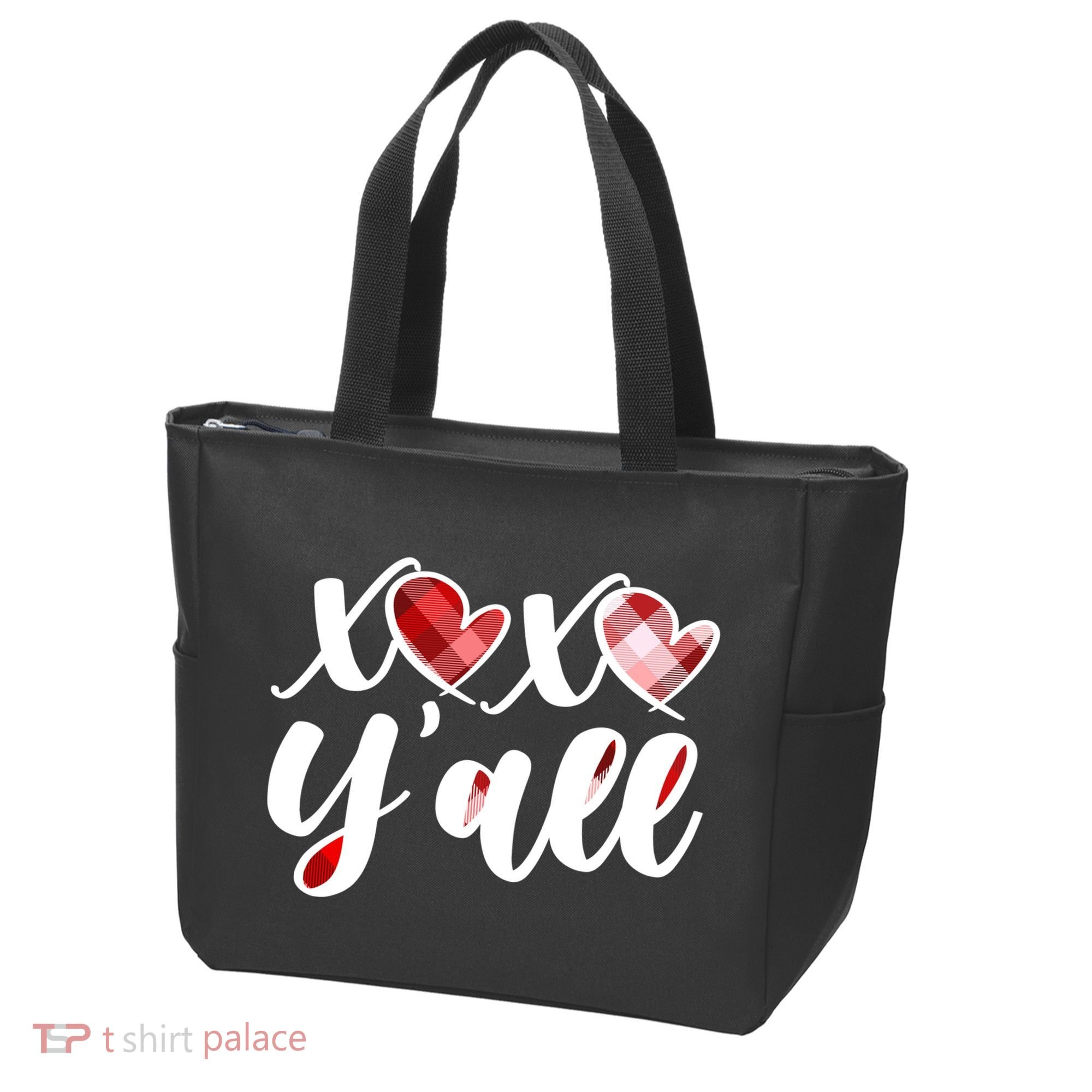 Cute Valentine's Day XOXO Y'all  Tote Bag