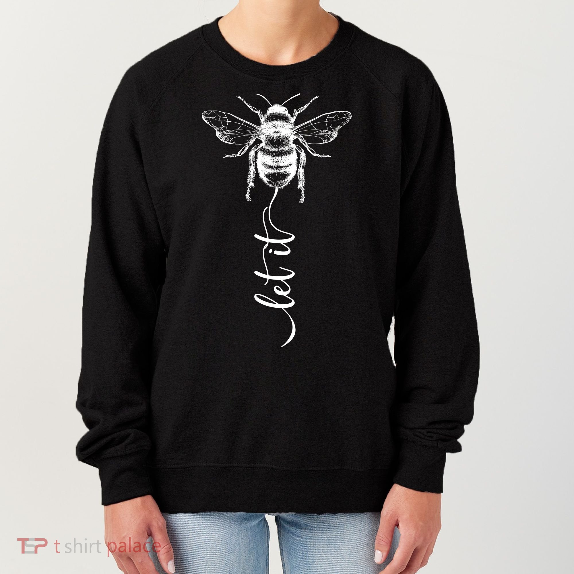 Cute Vintage Let It Bee Women's Sweatshirt