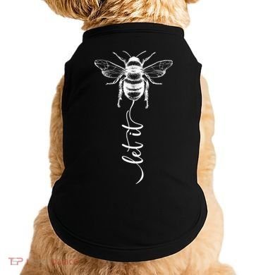 Cute Vintage Let It Bee Doggie Tank