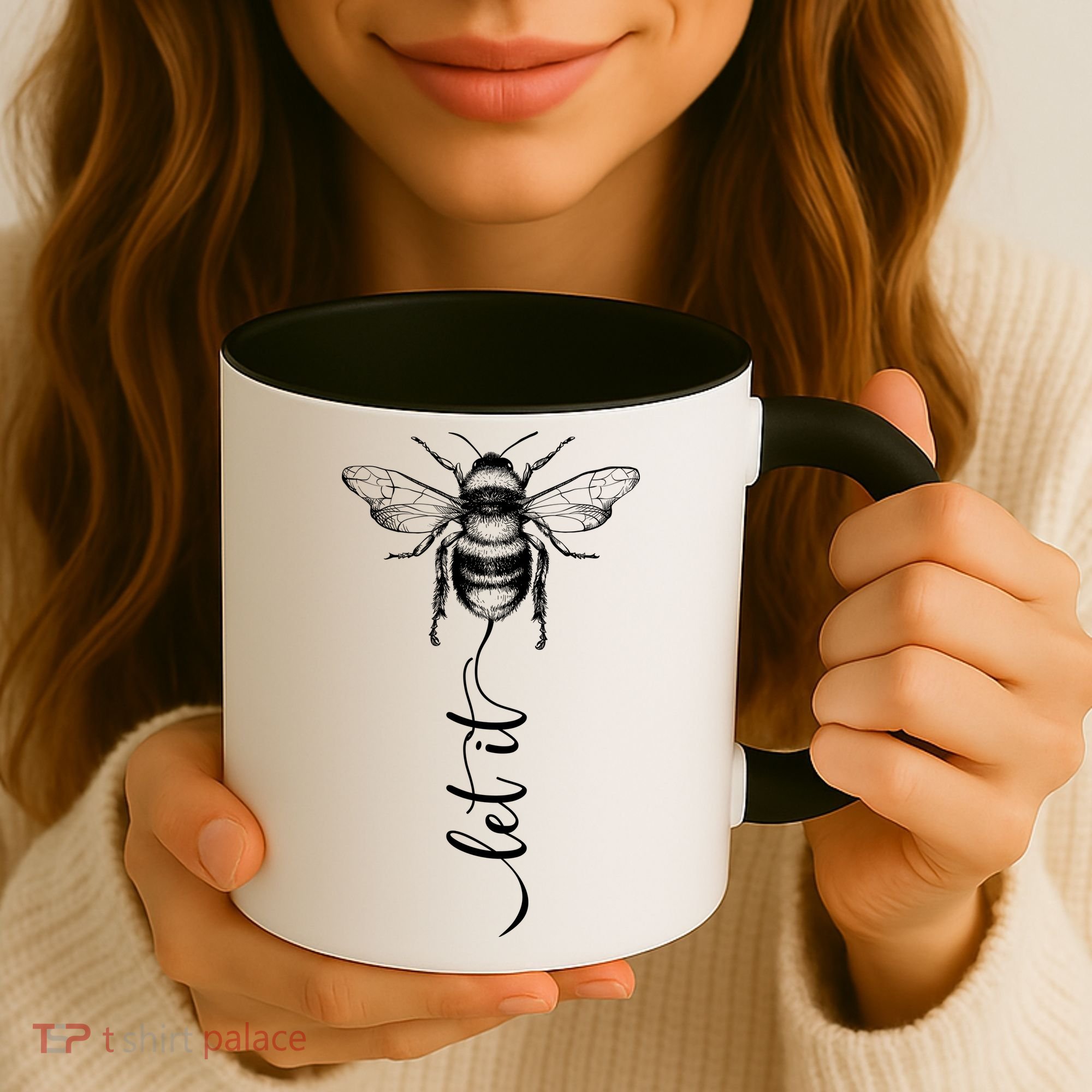 Cute Vintage Let It Bee Coffee Mug