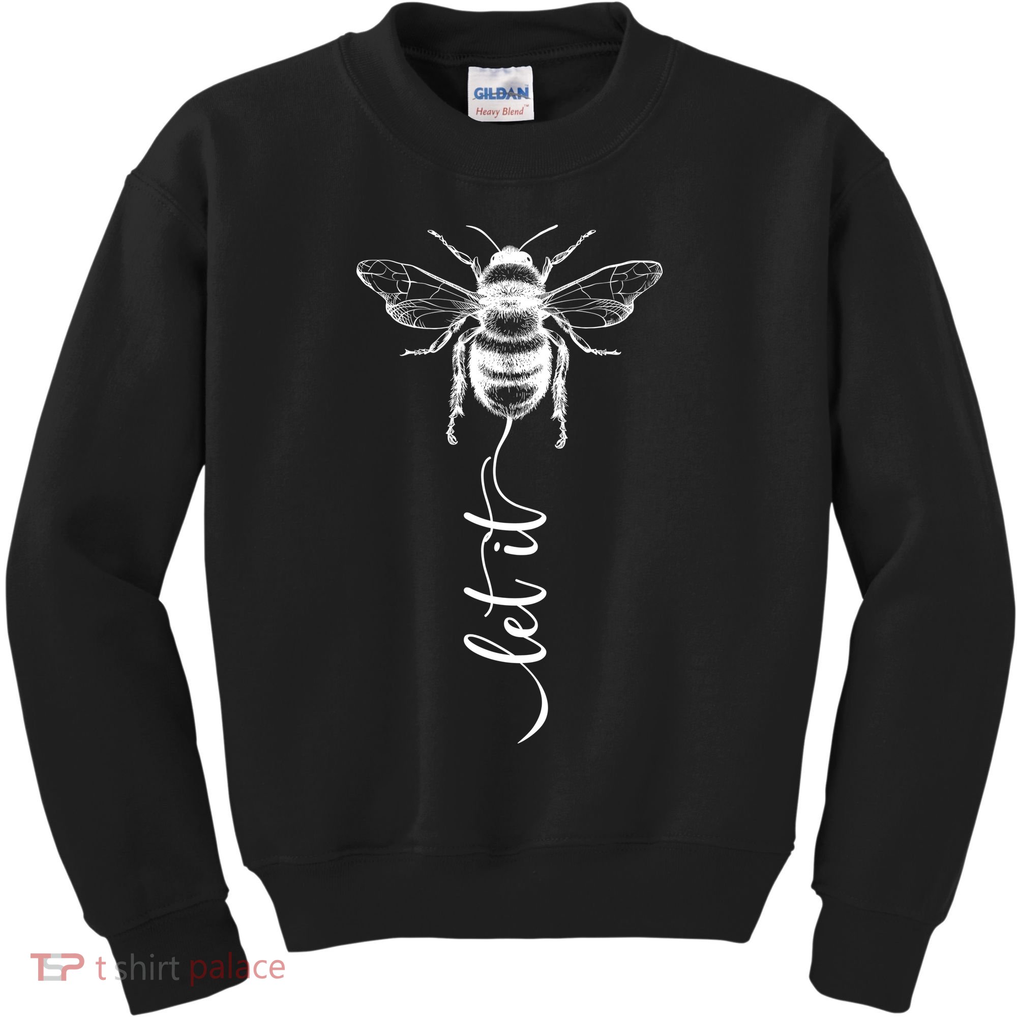 Cute Vintage Let It Bee Kids Sweatshirt