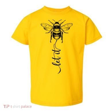 Cute Vintage Let It Bee Toddler T-Shirt