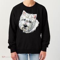Cute Westie Dog Women's Sweatshirt thumb 0