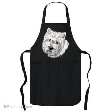 Cute Westie Dog Apron