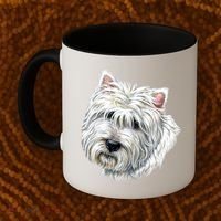 Cute Westie Dog Coffee Mug thumb 2