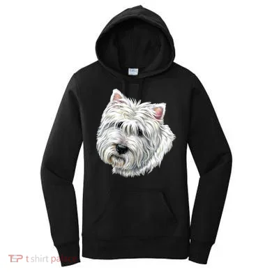 Cute Westie Dog Women's Hoodie